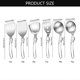 thumbnail image 3 of Stainless Steel Outdoor Cooking Foldable Utensils Set for Camping, Picnics and Backpacking Space Saving Cookware Set, 3 of 4