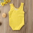 thumbnail image 6 of Douhoow Kids Girls Pineapple Print Swimsuit Baby One-piece Sleeveless Swimwear Bathing Suit, 6 of 9