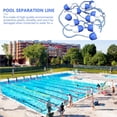 thumbnail image 4 of Safety Divider Rope with Hooks Nylon Security Lane for Simple Security Lane Separation Ropes Strong Buoyancy Wear-resistant Buoy Lines Pool Accessories, 4 of 8