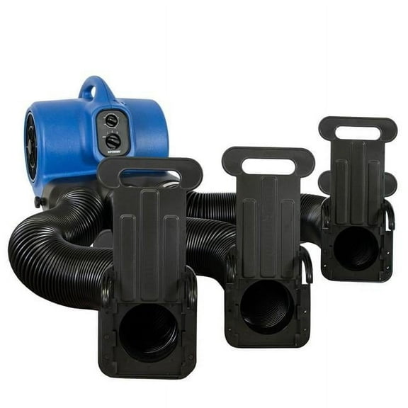 430TF Professional 3-Speed Pet Grooming Dog Cage Dryer with Multi Drying Hose Kit, Timer & Filters