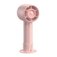 thumbnail image 1 of GUOOL Handheld Mini Fan 3 Speeds Adjustable Personal Fan for Travel Office Summer Pink, 1 of 9