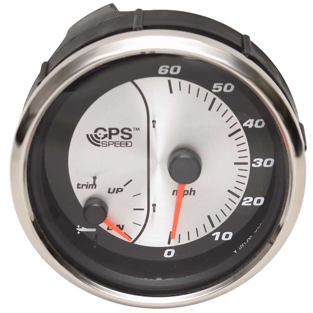 Faria Pontoon Boat MultiFunction Gauge GSC070A Speedometer Trim 4 1/4 Inch