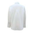 thumbnail image 2 of Blusa George para Mujer, Oversized con manga Larga, Botones al Frente Blanco Talla M, 2 of 4