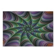 thumbnail image 1 of Fractal Cutting Board, Psychedelic Tentacles Converging into Flower Form Infinity Spinning Focus Design, Decorative Tempered Glass Cutting and Serving Board, Small Size, Green Purple, by Ambesonne, 1 of 1