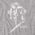 thumbnail image 2 of The Hobbit King Thorin Women's T Shirt, Athletic Heather, Medium, 2 of 6