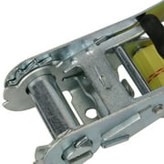 Hyper Tough Brand 2”x27 Tie down Straps with over Size Ratchet Handle 3333lbs, Work Load with DJ-Hooks Single Pack