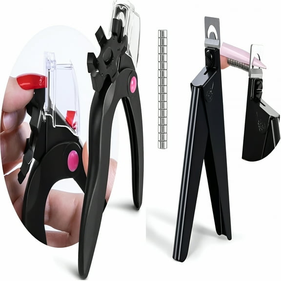 EXLEAF 2026 New Nail Clippers for Acrylic Nails with Sizer and Catcher Adjustable Nail Tip Cutter with Length Measurement&Professional Acrylic Nail Clippers with Magnetic Sizers for Acrylic Nails