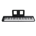 thumbnail image 1 of Piano Plegable Portátil De 61 Teclas, Teclado Eléctrico Con Atril, Teclas De Tamaño Completo, Piano Digital Para Principiantes, Adolescentes Y Adultos., 1 of 7