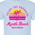 thumbnail image 4 of Inktastic Summer Enjoy the Sunshine Myrtle Beach South Carolina Pink T-Shirt, 4 of 5