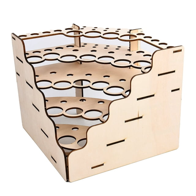 Model Paint Storage Organizer Craft Pigment Holder Simple Store Shelf Holding Racks with Multiple Slots for Storing Organizing Type 2