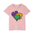 thumbnail image 1 of RXIRUCGD 2025 Vêtements d'Été pour Enfants T-shirt Imprimé Mode Mignon Col Rond Manches Courtes, 1 of 5
