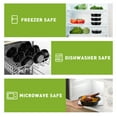 thumbnail image 5 of Round Meal Prep Container with Lids: TINANA 15 Pack 16 OZ To Go Containers, Plastic Food Storage Containers Set- Microwave, Freezer & Dishwasher Safe, Durable & Stackable, 5 of 6