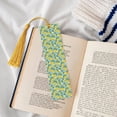 thumbnail image 4 of Kdxio Lemon (3) Print Metal Tassel Bookmarks,Perfect Gift for Art Lovers and Bookworms Metal Bookmarks for Women, 4 of 8