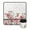 Hummingbird Flower, variant on ZIATUBLE Wolf Sewing Machine Mat Snow Sewing Machine Pad for Table with Extra Removable Storage Pockets Lightweight Sewing Machine Mat Reduce Vibration Sewing Machine Pad Organizer