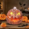 thumbnail image 3 of Dserhfy Halloween Pumpkin Light Extendable Talking Pumpkin Lantern Scary Mouth Open Pumpkin Decoration with Lights And Sound for Porch Patio Indoor Outdoor Decor, 3 of 7