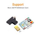 thumbnail image 1 of Lecteur de Carte Sim de Carte Bancaire à Puce Multifonction en Plastique, 1 of 8