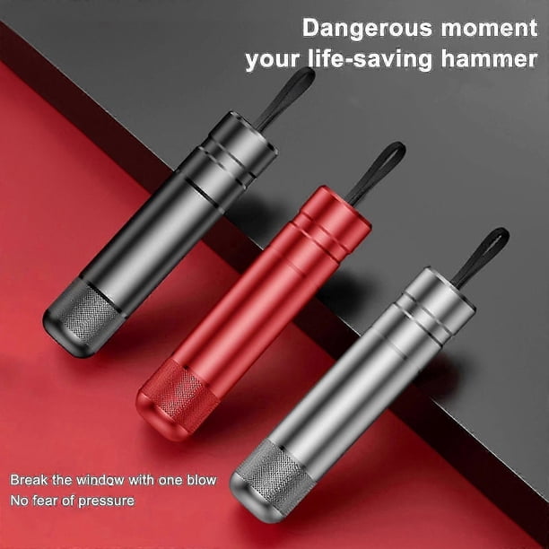 Safehammer Glass Breaker, Car Safety Hammer, Safe Hammer Glass Breaker, Car Emergency 2-in-1 Window Breaker & Seat Belt Cutter