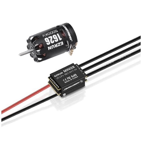 Hobbywing EzRun 30A ESC with 1626 Brushless Motor 5000KV 2S Lipo