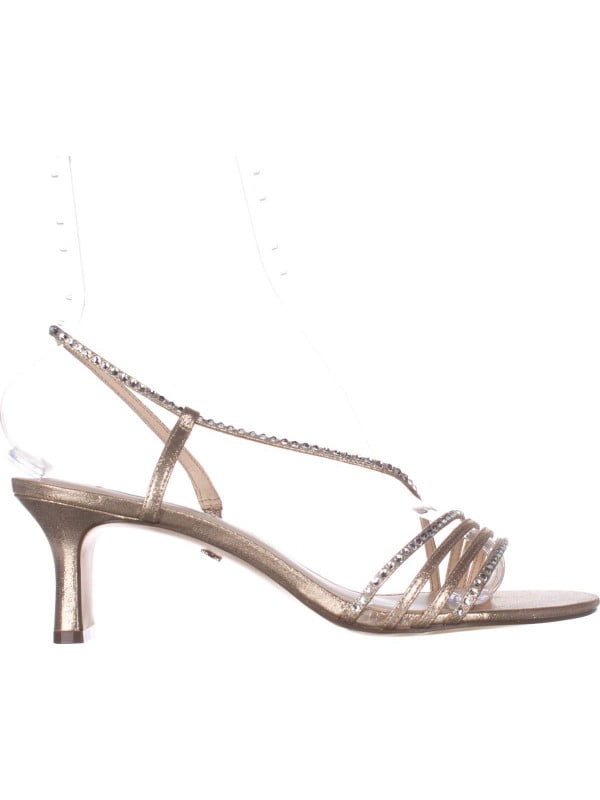 nina gerri evening sandals taupe