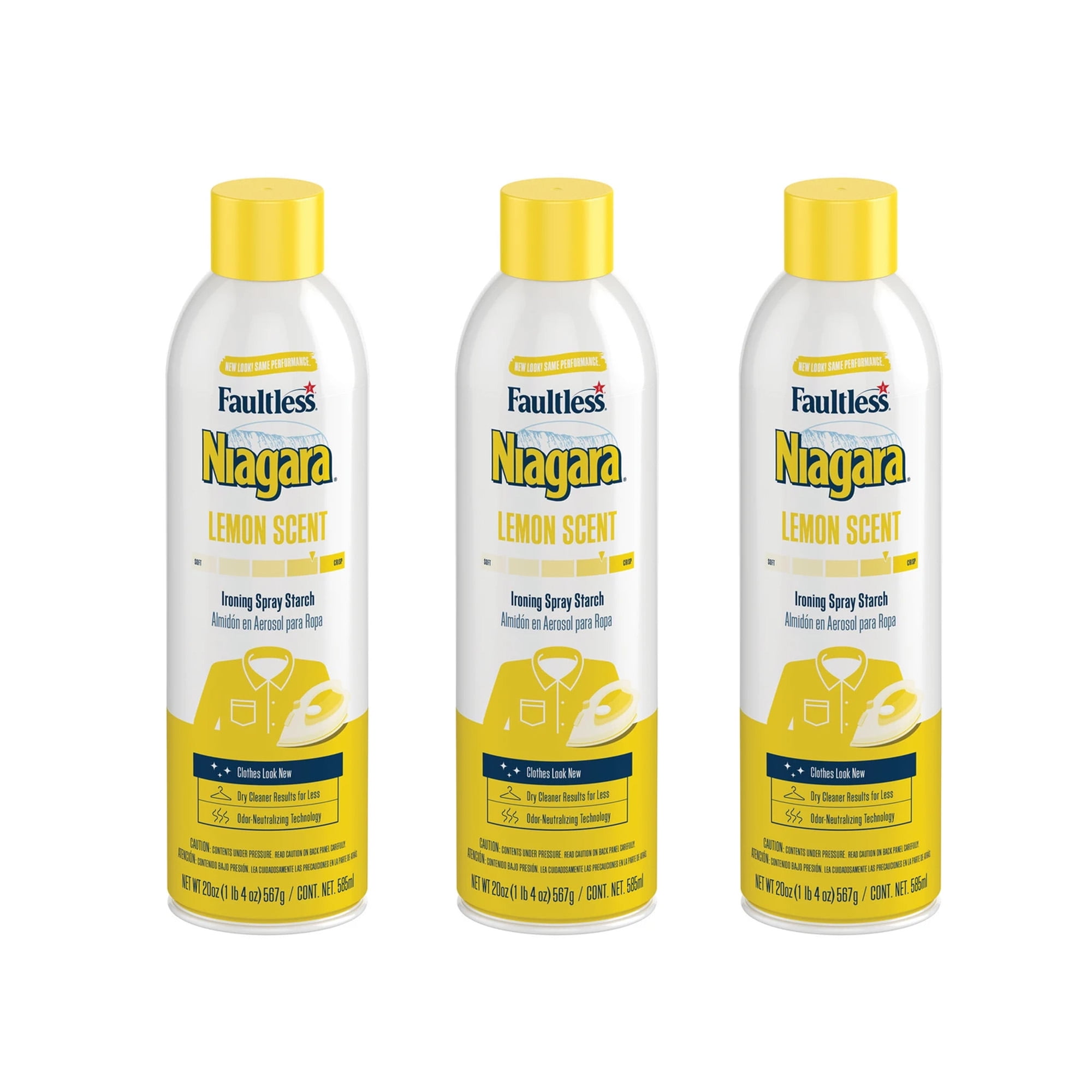 Faultless Niagara Lemon Scent Ironing Spray Starch