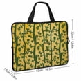 thumbnail image 2 of Werpe Foliage Laptop Bag Diving Fabric Protective Handle Case Soft Carrying Travel Case Idea 17inch, 2 of 5