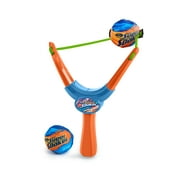 Nerf Super Soaker Storm Ball Sling and Soak by WowWee  High Velocity Band and Soft Launch Cup Slingshot with 2 Water Absorbent Splash-on-Contact Storm Balls