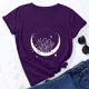 thumbnail image 2 of Camiseta de manga corta con cuello redondo y estampado de jersey suelto de verano para mujer Camiseta/camisa de manga corta con cuello redondo Pompotops hfajkhk141495, 2 of 6