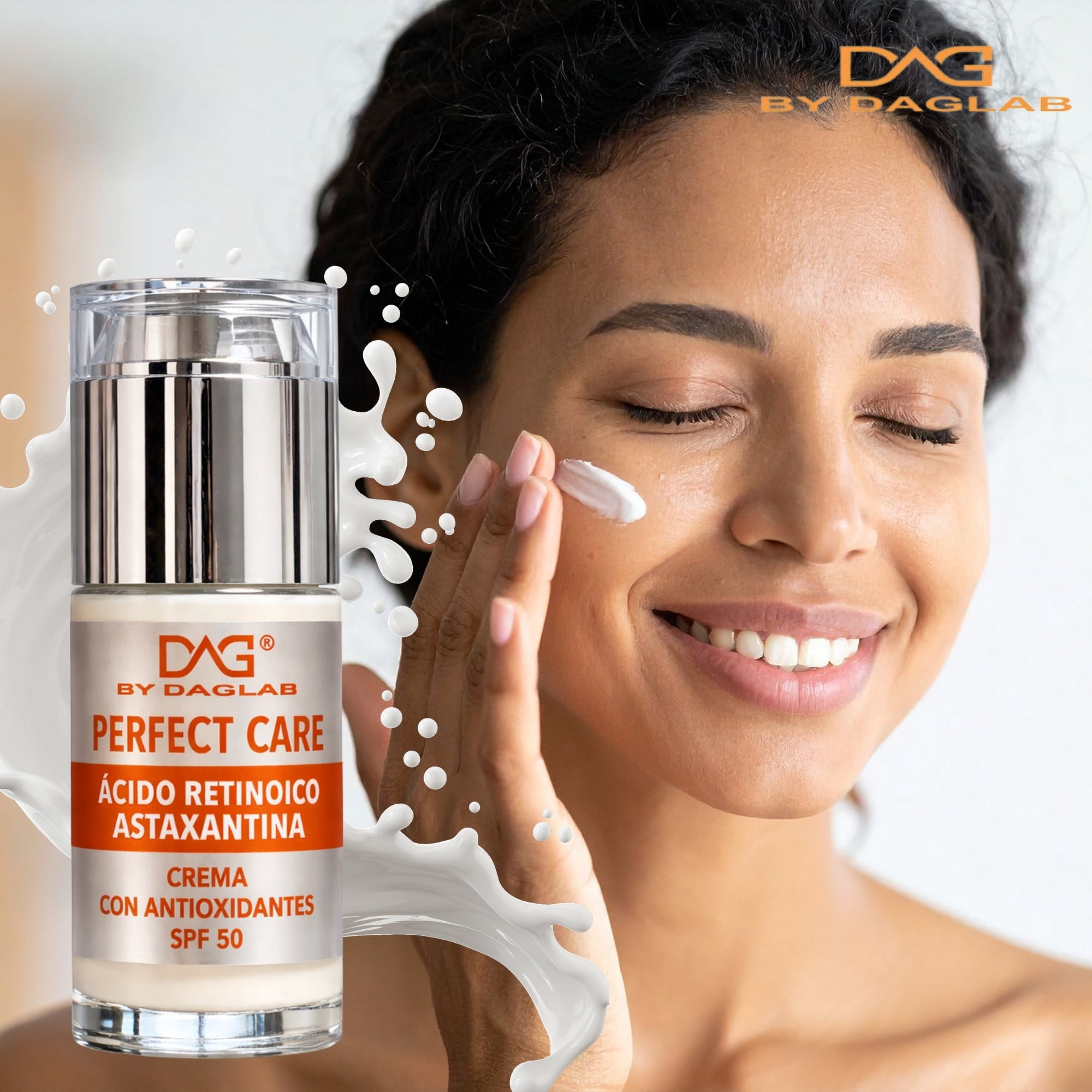 DAG by DAGLAB Perfect Care Face Cream with Astaxanthin, Lightweight Daily Moisturizer, Facial Cream for All Skin Types, 1.3 fl oz