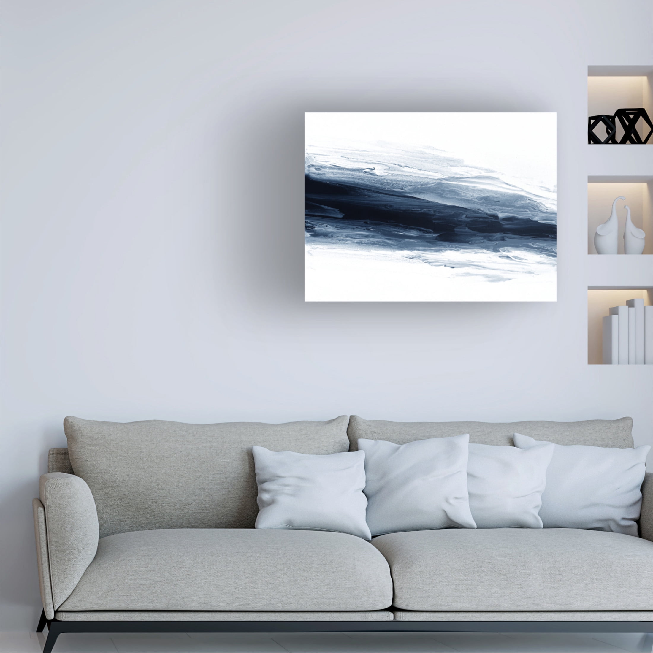 Trademark Fine Art Alyson Storms Deep Wave Canvas Wall Art