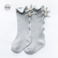 thumbnail image 1 of ITFABS Baby Mid Tube Socks Knee High Stylish Ruffled Soft and Breathable Stockings, 1 of 3