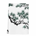 thumbnail image 2 of Teal Pine Tree Kitchen Towels Set of 1, Farmhouse Botanical Country Absorbent Dish Towels for Kitchen, Microfiber Hand Towel, Quick Drying Tea Towel for Cleaning Decorative Dishcloths, 2 of 7