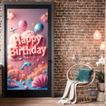 thumbnail image 6 of Colorful 3D Happy Birthday Banner Backdrop Background Decor for Birthday Party Photography Props Party Supplies Celebrations Decorations, 6 of 8