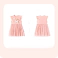 thumbnail image 3 of Bellafa Toddler Girls Tutu Dresses Ruffle Short Sleeve Summer Dress Prinecess Unicorn Birthday Party Tulle Dress 2-7Y, 3 of 7