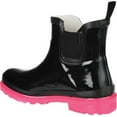 thumbnail image 3 of Women's Journee Collection Tekoa Rain Boot Black Rubber 10 M, 3 of 5
