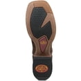 thumbnail image 7 of El Dorado Men's Hippo Chocolate Exotic Cowboy Boot Broad Square Toe Chocolate, 7 of 7