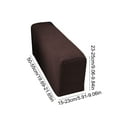 thumbnail image 4 of Elastic Sofa Armrest Cover | Stain-Resistant Thick Polyester Fabric | Ultra Soft Protector Gray, Brown, Blue, White, Coffee | Fits 19-22in | Machine Washable Durable Home Decor, 4 of 7
