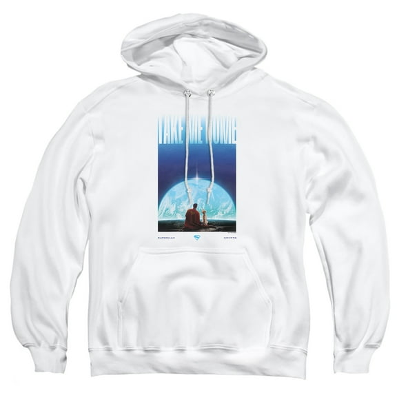 Superman 2025 Movie Krypto Earth Vertical Adult Pull-Over Hoodie
