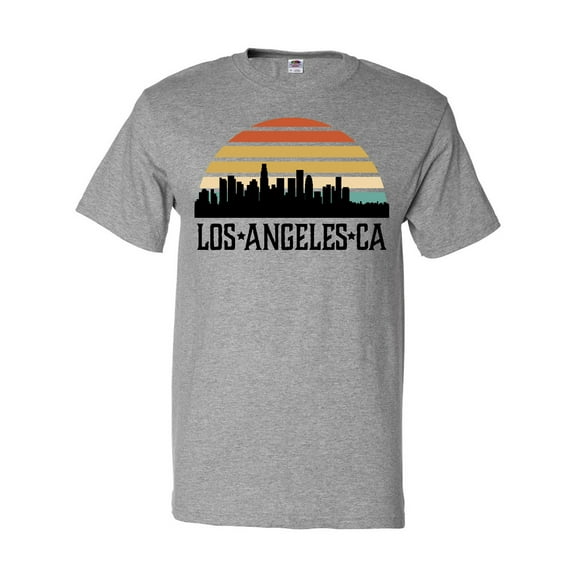 Inktastic Los Angeles California Skyline Retro T-Shirt