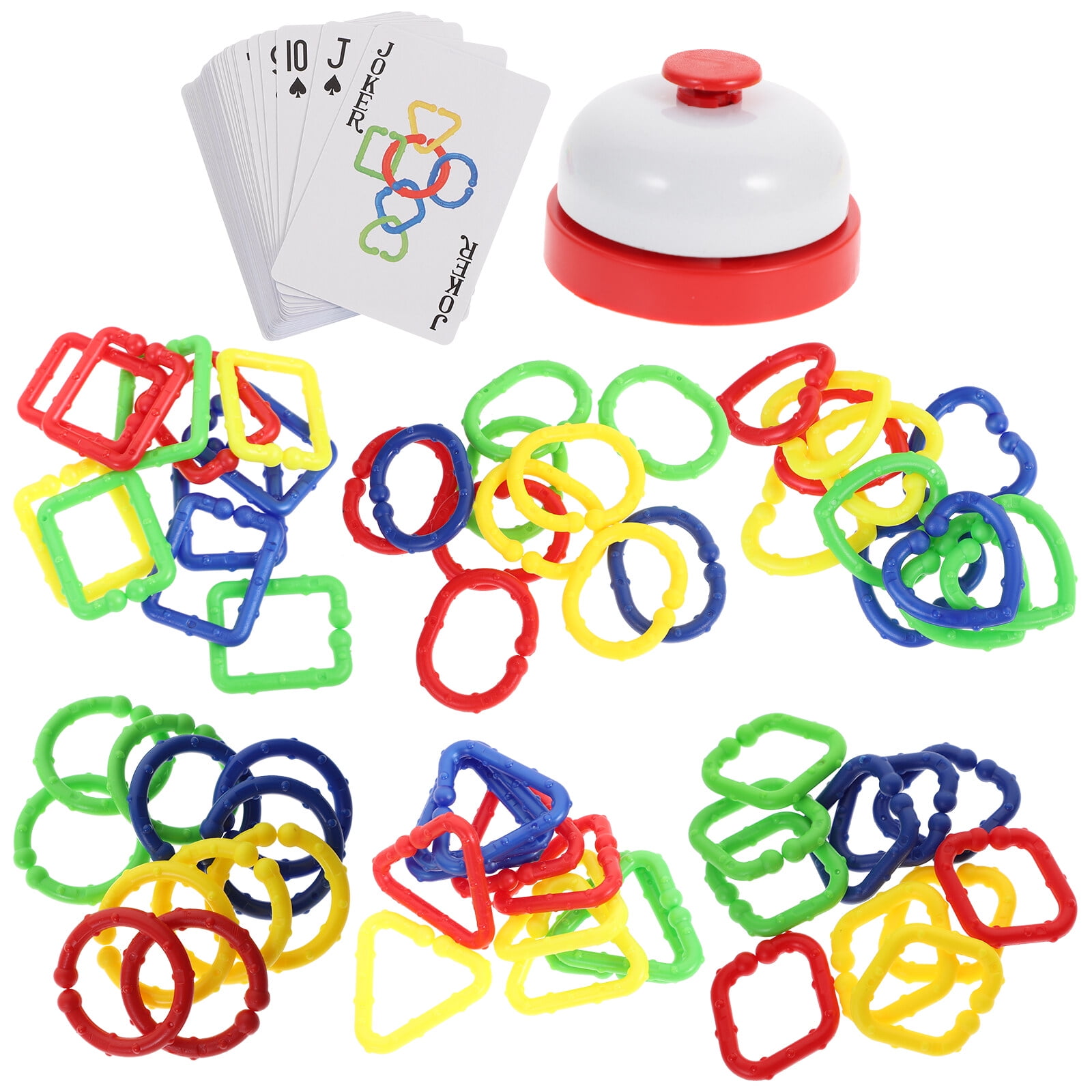 1 Set of Hook Linking Toy DIY Inserted Link Plastic Inserting Circle