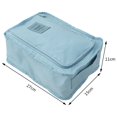thumbnail image 2 of Bolsa De Zapatos Bolsas de zapatos Bolsas de almacenamiento de cosméticos de viaje impermeables para acampar (azul claro) Ehuebsd Para Estrenar, 2 of 5