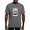 Gray, variant on CafePress - Pi Alpha Phi Black And White Crest T Shirt - Mens Comfort Colors Shirt