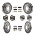 thumbnail image 1 of Transit Auto Front Rear Hub Bearings Assembly Coated Disc Brake Rotors and Semi-Metallic Pads Kit (10Pc) for Car 2015-2017 Chrysler 200 AWD with 305mm Diameter Rotor - Left Right Side KBB-111683, 1 of 11