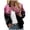 #04-Black, variant on Sequin Jacket for Women Long Sleeved Front Zipper Ribbed Bomber Jacket