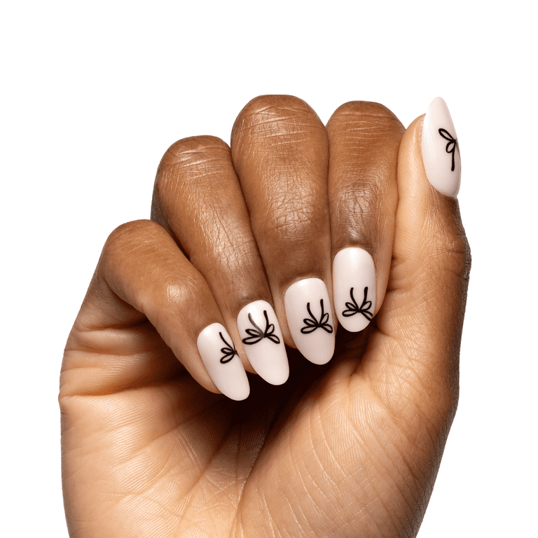 Olive & June Super Stick Mani Oval Medium Press-On Tabs 32 Pieces