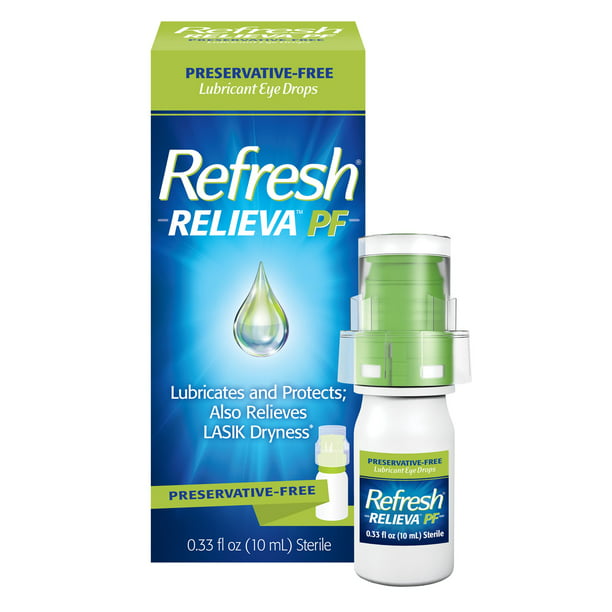 Refresh Relieva Pf Non Preserved Tears Lubricant Eye Drops 0 33 Fl Oz