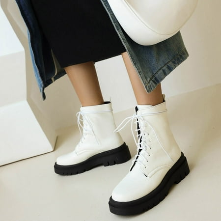 

Low Heel Casual Women s Boots Fashion Glamour Women s Boots Mid Top Boots