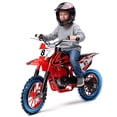 thumbnail image 4 of solautey Children Pocket Motorbike with Disc Brakes, 49cc Gas Power Motocross, Outdoor Off Road Mini Motorcycle, Red, 4 of 8