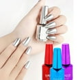 Worpbope Nail Polish Silver Nail Polish Lasting Can Not Be Peeled 8Ml