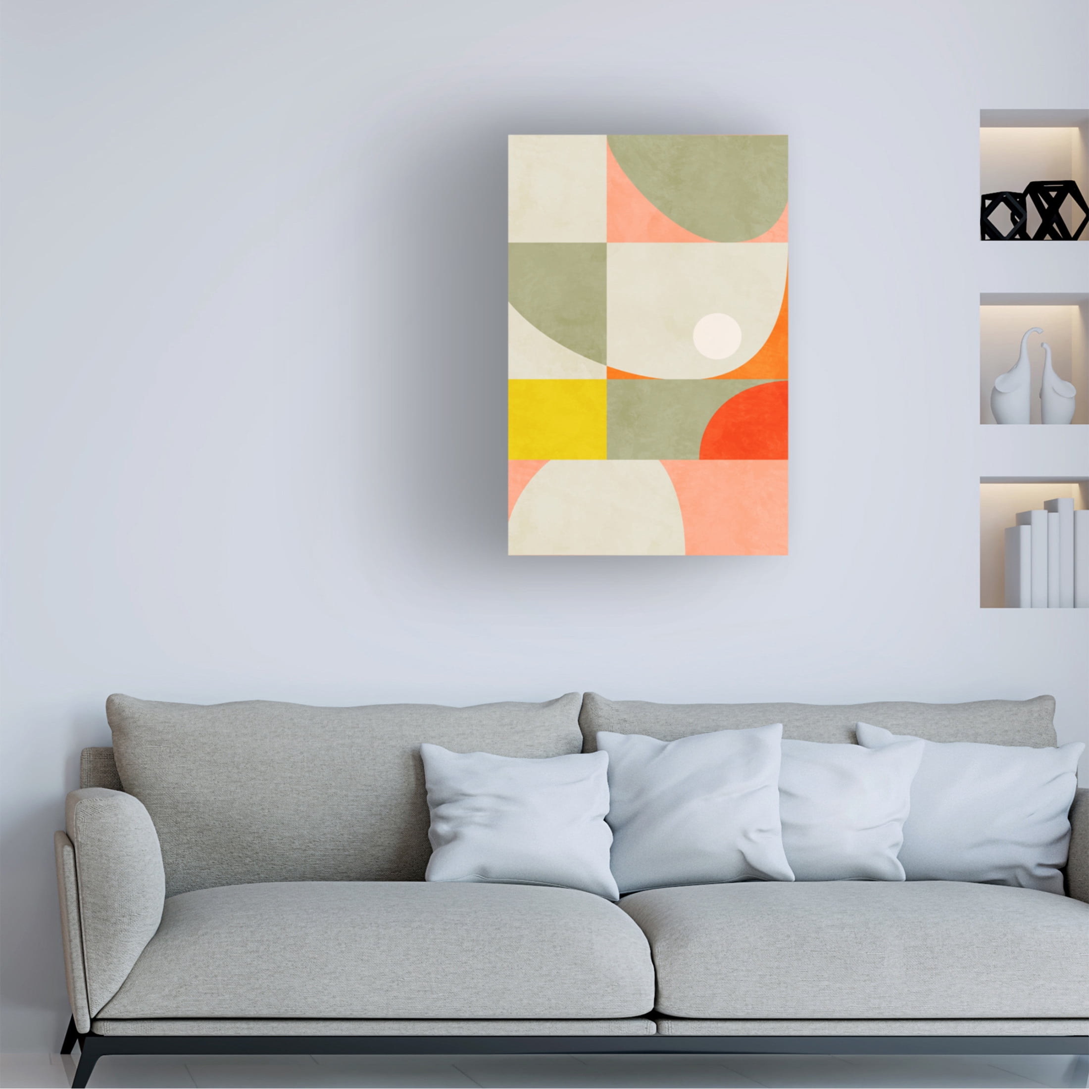 Trademark Fine Art Ana Rut Bre Summer Circles 1 Canvas Wall Art