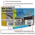thumbnail image 3 of Wacky Rig Kit - Z-Man ZinkerZ 6pk + Wacky Weedless Hooks 10pk + Wacky Tool w/10 Wacky Rings + How To Fish The Wacky Worm Guide Green Pumpkin, 3 of 6